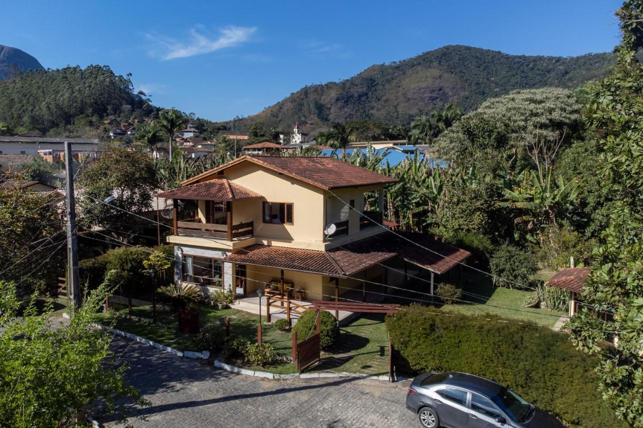 Casa Di Maria 4 Quartos A 500M Centro - Sauna, Piscina, Fogao A Lenha, Churrasqueira - Acesso Privativo Ao Ao Rio - Ideal Para Familias Нова-Фрибурго Екстериор снимка